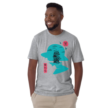 One Piece t-shirt short sleeve round neck shirt cotton