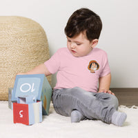 One Piece t-shirt toddler short sleeve tee soft cotton OPP1 Pink