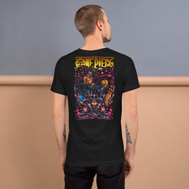 One Piece t-shirt unisex anime funny cartoon staple cotton cool design crew neck Black Heather