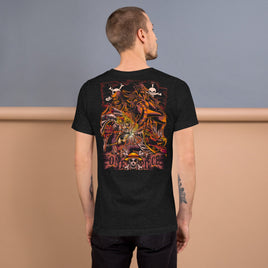 One Piece t-shirt unisex staple cotton comfortable t-shirt tops Black Heather