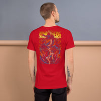One Piece t-shirt unisex staple cotton fabric is a popular material Red