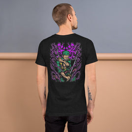 One Piece t-shirt unisex staple cotton fabric is a popular material Black Heather