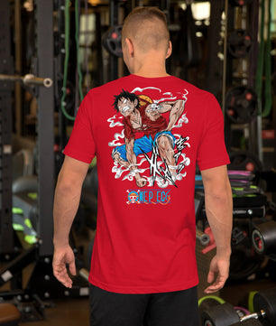One Piece t-shirt unisex staple cotton flattering for all - Lusy Store LLC