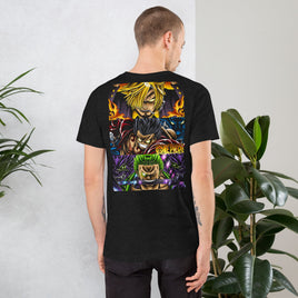 One Piece t-shirt unisex staple cotton natural Black Heather