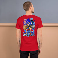 One Piece t-shirt unisex staple cotton natural Red