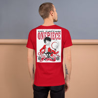 One Piece t-shirt unisex staple cotton soft t-shirt Red