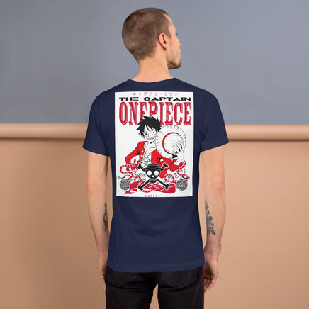 One Piece t-shirt unisex staple cotton soft t-shirt Navy