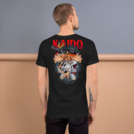 One Piece t-shirt unisex staple Kaido cotton comfortable - Lusy Store LLC
