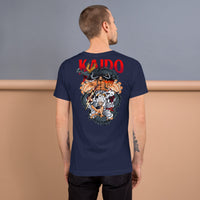 One Piece t-shirt unisex staple Kaido cotton comfortable Navy