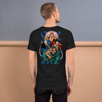 One Piece t-shirt unisex staple Kaido cotton comfortable streetwear cool tops Black Heather