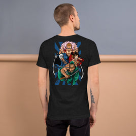 One Piece t-shirt unisex staple Kaido cotton comfortable streetwear cool tops Black Heather