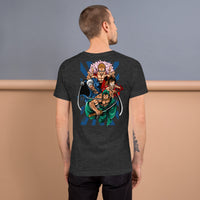 One Piece t-shirt unisex staple Kaido cotton comfortable streetwear cool tops Dark Grey Heather