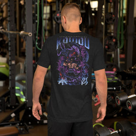 One Piece t-shirt unisex staple Kaidou cotton smooth and airy Black Heather