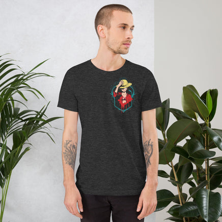 One Piece t-shirt unisex staple Luffy Gear cotton comfortable