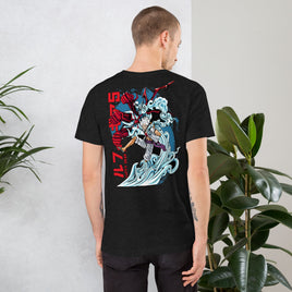One Piece t-shirt unisex staple Luffy Gear cotton comfortable Black Heather