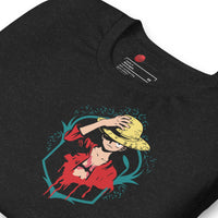 One Piece t-shirt unisex staple Luffy Gear cotton comfortable