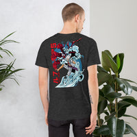 One Piece t-shirt unisex staple Luffy Gear cotton comfortable Dark Grey Heather