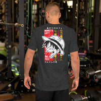 One Piece t-shirt unisex staple Monkey D Luffy cotton soft t-shirt Dark Grey Heather