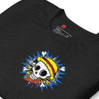 One Piece t-shirt unisex staple Monkey D Luffy round neck shirt cotton
