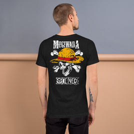 One Piece t-shirt unisex staple Mugiwara cotton soft t-shirt Black Heather