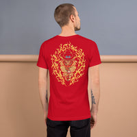 One Piece t-shirt unisex staple round neck shirt cotton soft Red