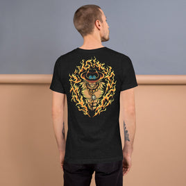 One Piece t-shirt unisex staple round neck shirt cotton soft Black Heather