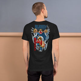 One Piece t-shirt unisex staple The Star Clown cotton comfortable Black Heather
