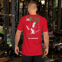 One Piece t-shirt unisex staple The Swordman round neck shirt cotton Red