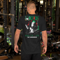One Piece t-shirt unisex staple The Swordman round neck shirt cotton Black Heather