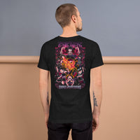 One Piece t-shirt unisex staple Three Brothers cotton comfortable Black Heather