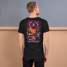 One Piece t-shirt unisex staple Three Brothers cotton comfortable Black Heather
