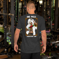 One Piece t-shirt unisex staple Trafalgar Law cotton Dark Grey Heather