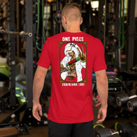 One Piece t-shirt unisex staple Trafalgar Law cotton Red