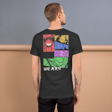 One Piece t-shirt unisex staple We Are cotton soft t-shirt Dark Grey Heather