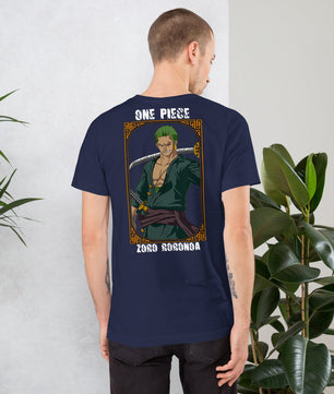 One Piece t-shirt unisex staple Zoro Roronoa cotton - Lusy Store LLC