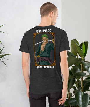 One Piece t-shirt unisex staple Zoro Roronoa cotton - Lusy Store LLC