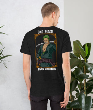One Piece t-shirt unisex staple Zoro Roronoa cotton - Lusy Store LLC