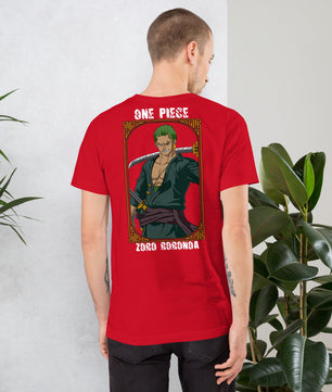 One Piece t-shirt unisex staple Zoro Roronoa cotton - Lusy Store LLC