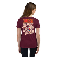 One Piece t-shirt youth cotton Maroon