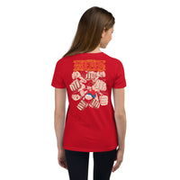 One Piece t-shirt youth cotton Red