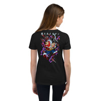 One Piece t-shirt youth cotton comfortable Black