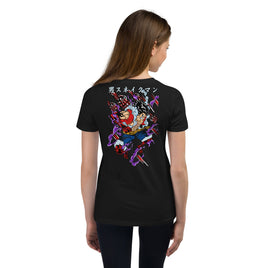 One Piece t-shirt youth cotton comfortable Black