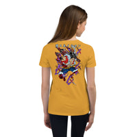 One Piece t-shirt youth cotton comfortable Mustard