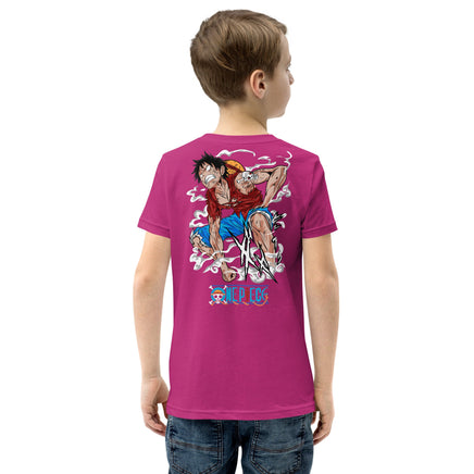 One Piece t-shirt youth cotton flattering for all Berry