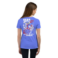 One Piece t-shirt youth cotton you have dreamed of and more Heather Columbia Blue