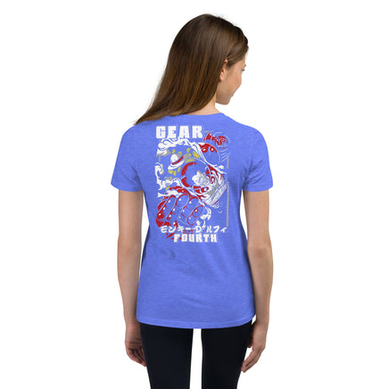 One Piece t-shirt youth cotton you have dreamed of and more Heather Columbia Blue