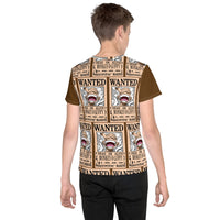 One Piece t-shirt youth crew neck colorful
