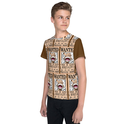 One Piece t-shirt youth crew neck colorful