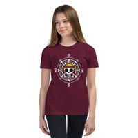 One Piece t-shirt youth Monkey D Luffy cotton