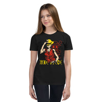 One Piece t-shirt youth Portgas D Ace cotton